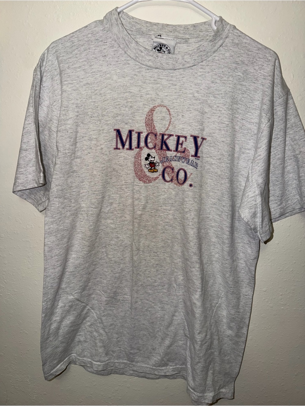 Vintage Disney Gray T Shirt Size Large